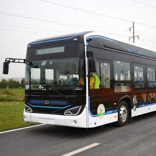 12m LHD μπαταρία Ηλεκτρικό λεωφορείο E-Bus 46 θέσεις Για τη δημόσια μεταφορά με μεγάλη αυτονομία.