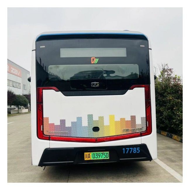12 M καθαρό ηλεκτρικό λεωφορείο LHD αυτόματο EV Innercity λεωφορείο 46 θέσεων με εναέρια ανάρτηση