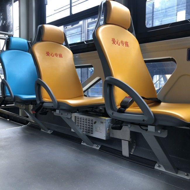 Ηλεκτρικό λεωφορείο πόλης με τιμόνι LHD με ανάρτηση αέρος και χιλιόμετρο 650 χιλιομέτρων για αστική μεταφορά