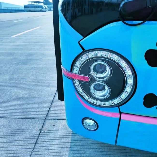 6.6m Ηλεκτρικό Μίνι λεωφορείο 23 θέσεων με εμβέλεια 200 χλμ.