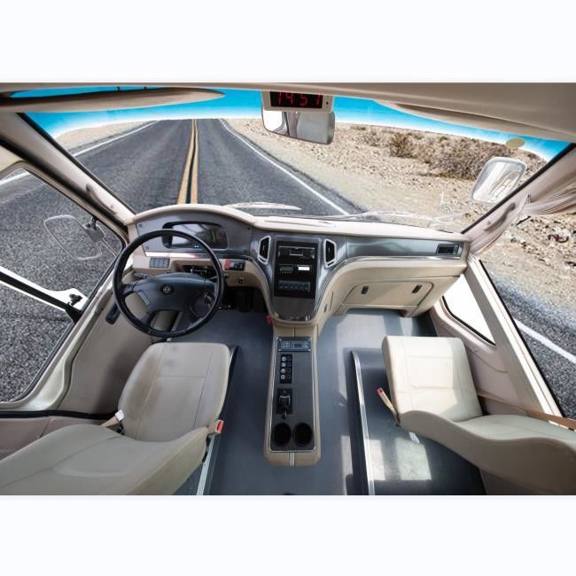 19 θέσεις Diesel κινητήρα Coaster λεωφορεία με αναστολή φύλλου ελατήριο και εμπρός κινητήρα για 100km / h μέγιστη ταχύτητα