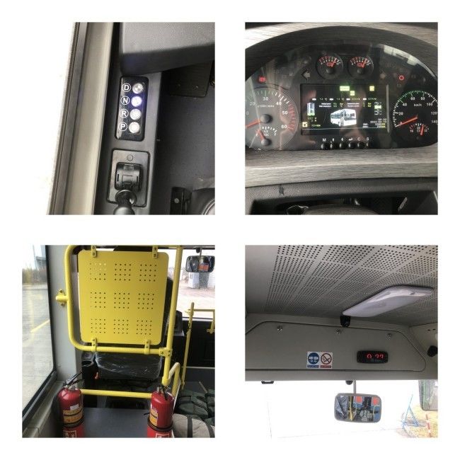 6m Zev Bus 16 θέσεων Ηλεκτρικό Μίνι λεωφορείο με εμβέλεια 270KM για διαπολιτικές μεταφορές