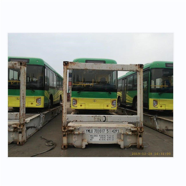 24 θέσεων λεωφορείο πόλης ντίζελ με ενσωματωμένη υδραυλική υποβοήθηση τιμονιού και βάρος kerb 6000 κιλών για αποτελεσματικές δημόσιες μεταφορές