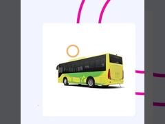 8m ηλεκτρικό λεωφορείο με μηδενικές εκπομπές 69km/H μπαταριών 29 επιβατών